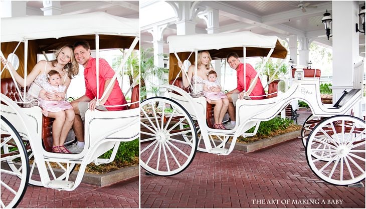 Garden Tea Party At Disney World With An Infant